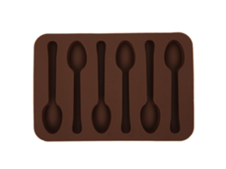 Rebe-molde De Chocolate Para Pastel Em Forma De Colher Antiaderente Ferramenta Diy Para Assar Acessórios De Cozinha
