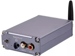 Qcc5125 Es9039q2m Decodificador Hifi Sin Pérdidas Hd Bluetooth 5.0 Adaptador Receptor Dc12v Decodificación Gris