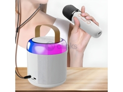 Columna y micrófono karaoke k12