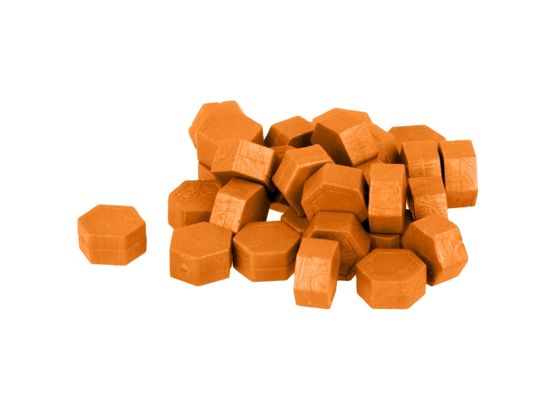 Cera ARTEMIO Cuentas Hexagonales 30g Naranja Youdoit