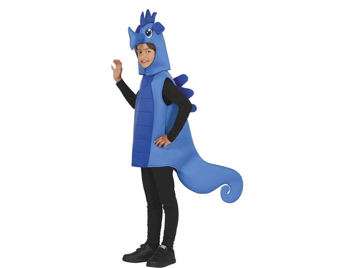 Disfraz de Caballito de Mar azul para niño