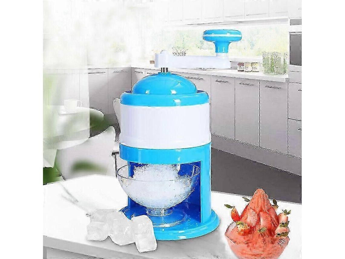 Trituradora de hielo manual pequeña para el hogar, máquina de hielo multifuncional con manivela Rosewell