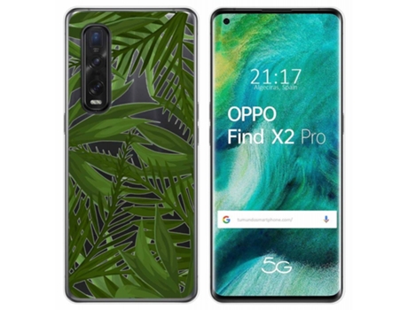 Carcasa Oppo Find X2 Pro TUMUNDOSMARTPHONE Dibujos Transparente Multicolor