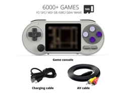 Sf2000 3 Pulgadas Ips Consola De Juegos De Mano Reproductor Mini Consola De Juegos Portátil 6000 Juegos Incorporados Juegos Retro Admite Salida Av