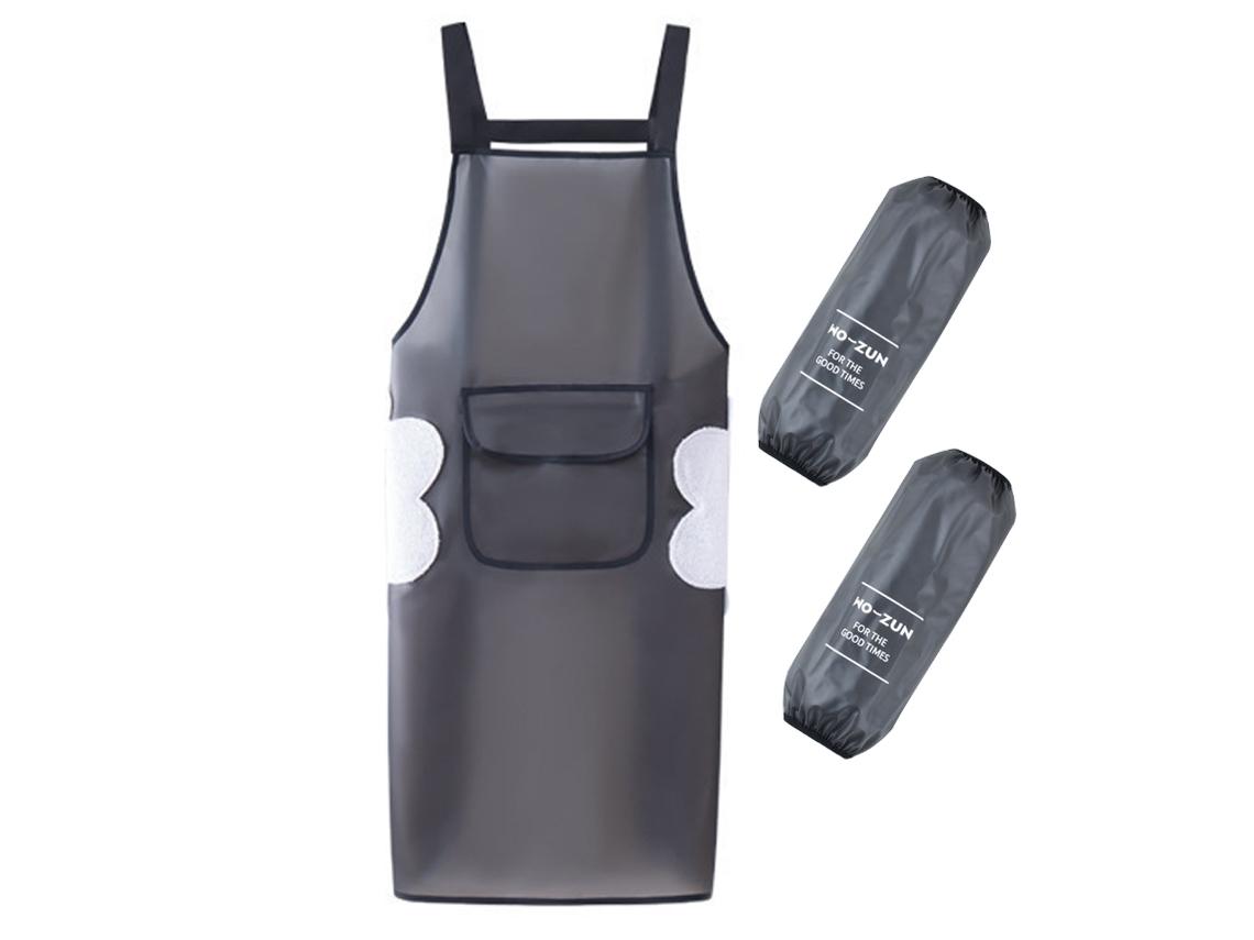2 Unidades Delantal De Trabajo Impermeable En Tpu Resistente, Ropa Duradera Extra Larga Con Delantal Con Pechera Ajustable Para Lavado De Platos, Labo