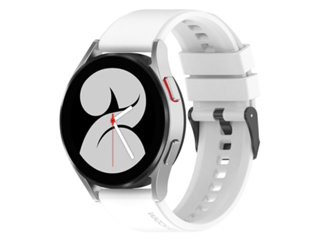 Correa de Silicona 20mm transpirable para Samsung Galaxy Watch 5 40mm/44mm/Watch 5 Pro 45mm - blanco