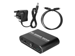 Adaptador De Salida Coaxial Rca Con Decodificador De Audio 5.1 Para Señal Óptica, Fibra Óptica, 100-240 V