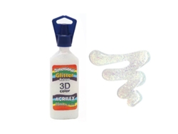 Relieve dimensional 3D Glitter 35 ml Crystal 209 Acrilex