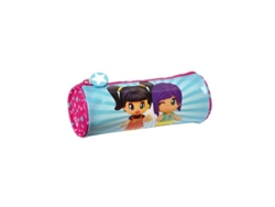 Estuche portatodo redondo Pinypon 20x7x7cm Safta