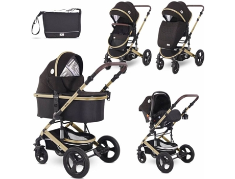 Carrito de Bebé Lorelli Trío Boston Negro