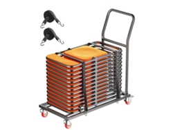 Juego de Soporte para Silla Plegable con Ruedas hasta 25 Unidades Tekmaquinas