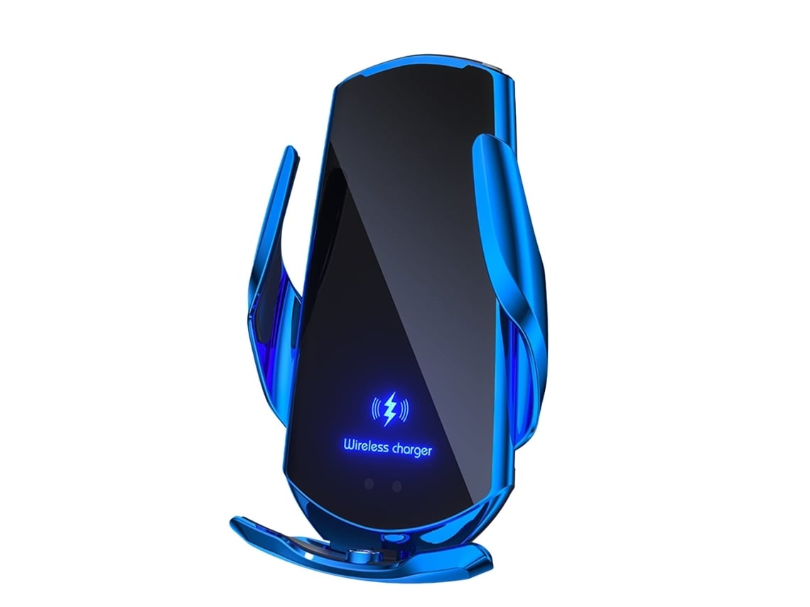 Soporte Para Teléfono Inteligente Para Coche Con Carga Inalámbrica Y Sensor Infrarrojo Ushion Azul