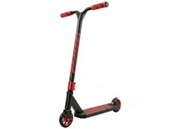 Patinete de Acrobacias para Manobras, Scooter Freestyle com Rolamentos Abec 9, Rodas de 120 Mm, Rotação de 360° para Skatepark, Vermelho