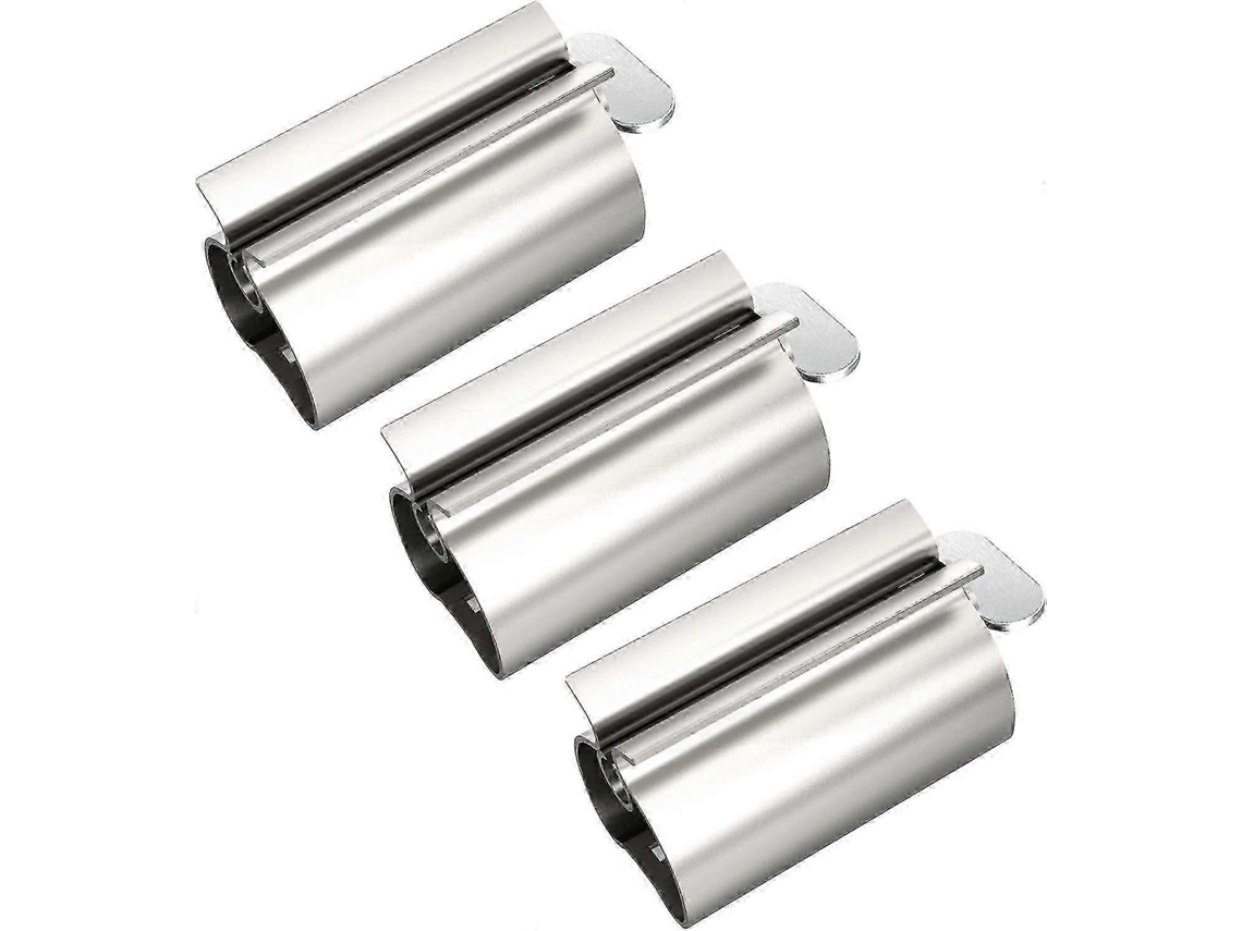 Paquete de 3 exprimidores de pasta de dientes de metal para varias marcas Rosewell