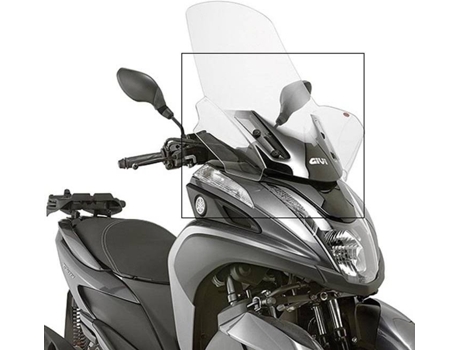 Pára-Brisa GIVI 2120Dt Kit de Adaptación Mbk Tryptik 125&Yamaha Tricity 125/155 Negro