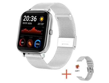 Smartwatch Pantalla H10 de 1,69 pulgadas con llamadas Bluetooth, monitorización del ritmo cardíaco/presión arterial/sueño, co