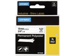 Rollo de Cinta Adhesiva DYMO 19mm RHINO Permanent Polyester D1