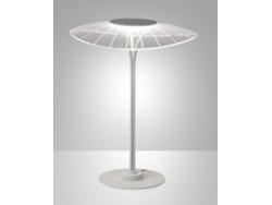 Lámpara De Mesa Led Vela De 12 W, 3000 K, 1100 Lm, En Metal Y Metacrilato Blanco - Diseño Moderno, Regulable Y Con Una Estructura Elegante.