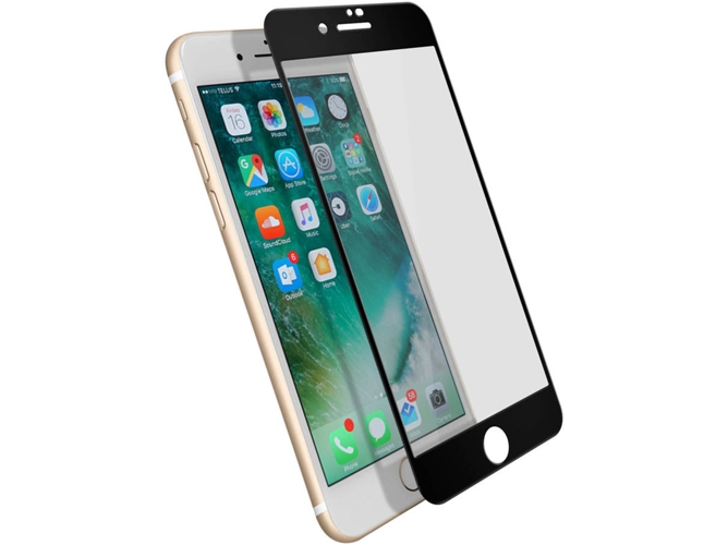 Protector de Cristal Templado AVIZAR iPhone 7, 8 Plus Negro