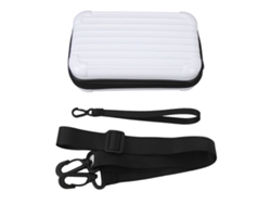 Estuche Rigido Protector Portatil De Almacenamiento En Pu Para Osmo Pocket 3 Blanco