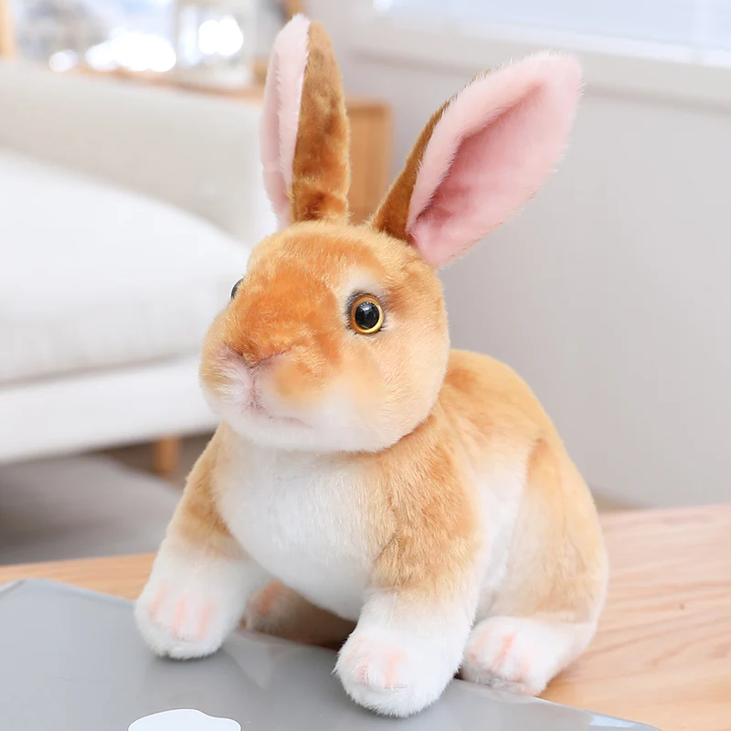(estilo 2, 20 Cm) Lindo Coelho De Pelúcia, Modelo De Coelho De Brinquedo Realista