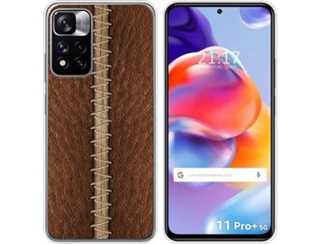 Carcasa para Xiaomi Redmi Note 11 Pro+ Plus 5G TUMUNDOSMARTPHONE Dibujos Cuero 01 Multicolor