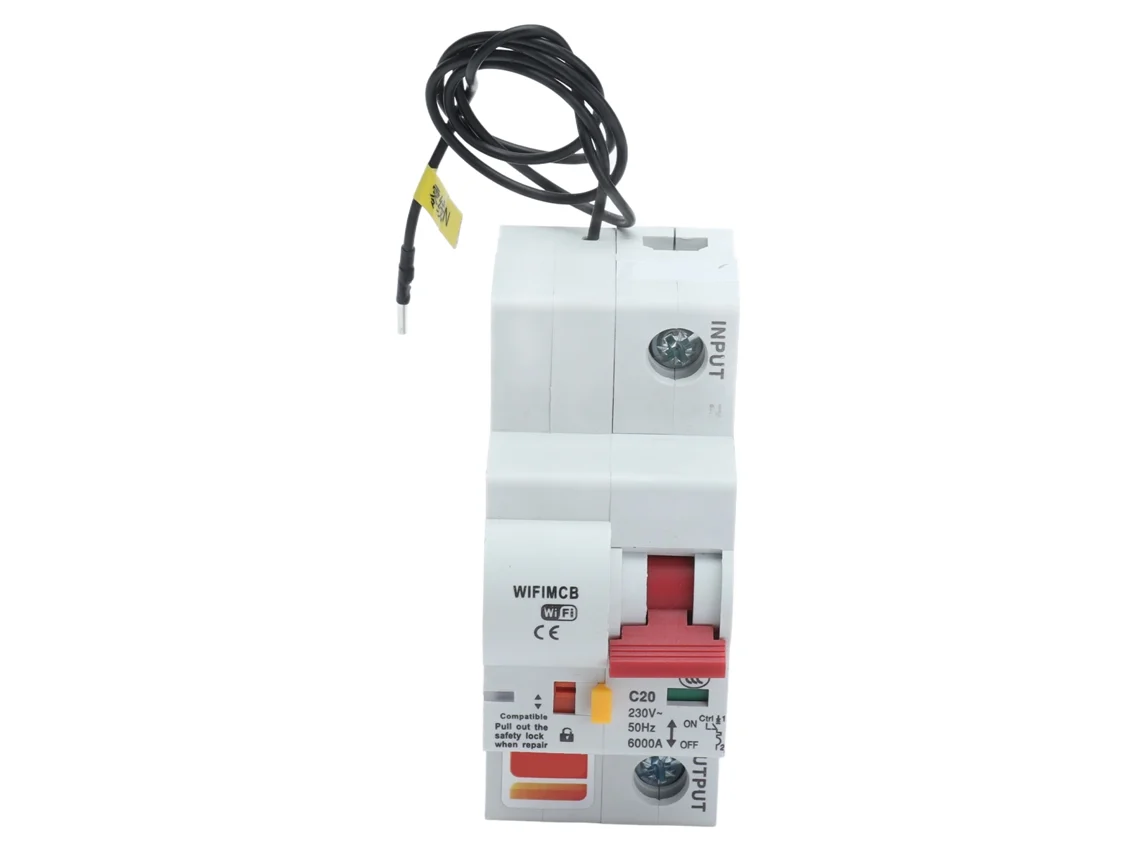 2026dz-interruptor De Circuito Inteligente Wifi Bluetooth 1p Con Cascara Retardante De Llama Ac Interruptor Remoto