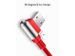 Cable De Datos Micro Usb Para Carga Rápida Y Transferencia De Datos Con Diseño En Forma De L Para Smartphones Android Portátiles.