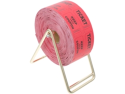 1000 Boletos Rojos Con Doble Respaldo Dorado Para Carnaval Y Decoración De Halloween.
