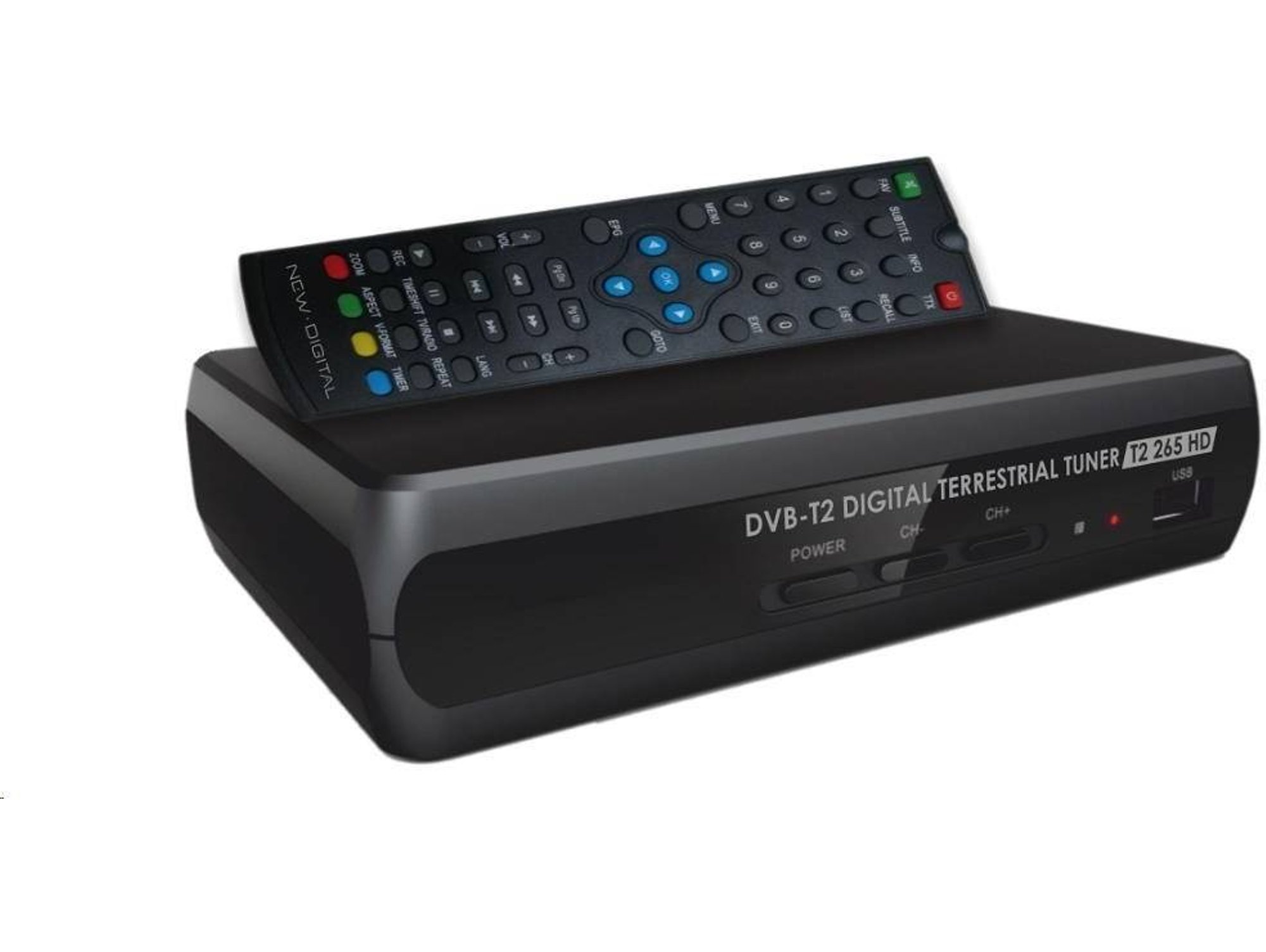 Receptor TDT NEW DIGITAL T2 265 HD DVB-T2