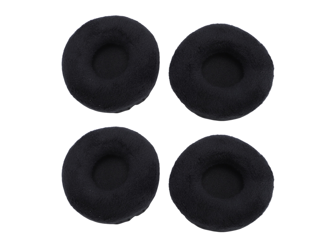 Almohadillas De Terciopelo Y Espuma (4 Unidades) Para Auriculares Yh100, Ath-ws70, Ws99, Ws77, Mdr-v55 Y V500dj (color Negro).