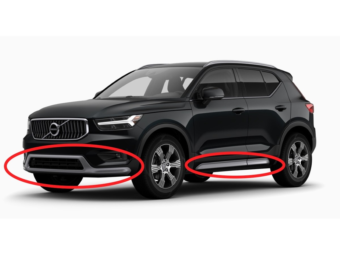 Paquete de estilo exterior Volvo XC40 31655309+31664376