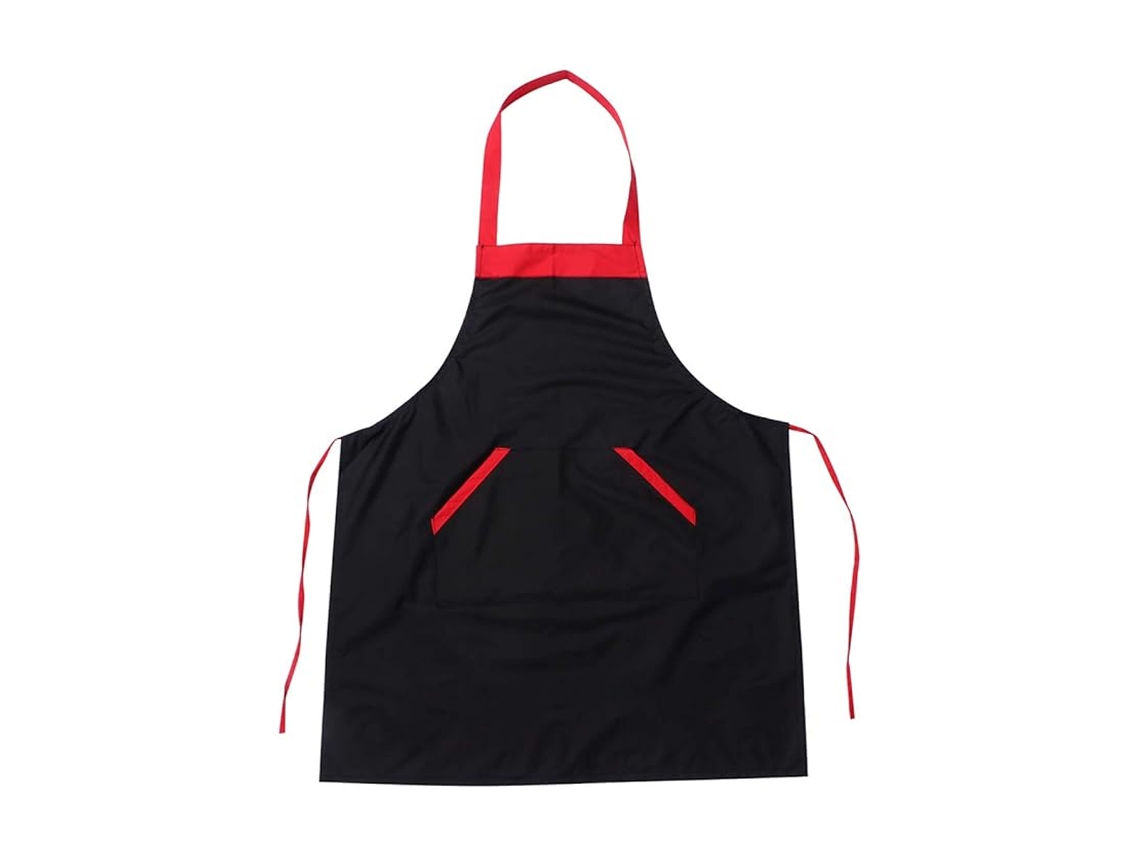 HYMNORA para cocina y cocina, delantal resistente al aceite con cuello ajustable y doble bolsillo frontal, equipo de protección ligero para diseño de cocina