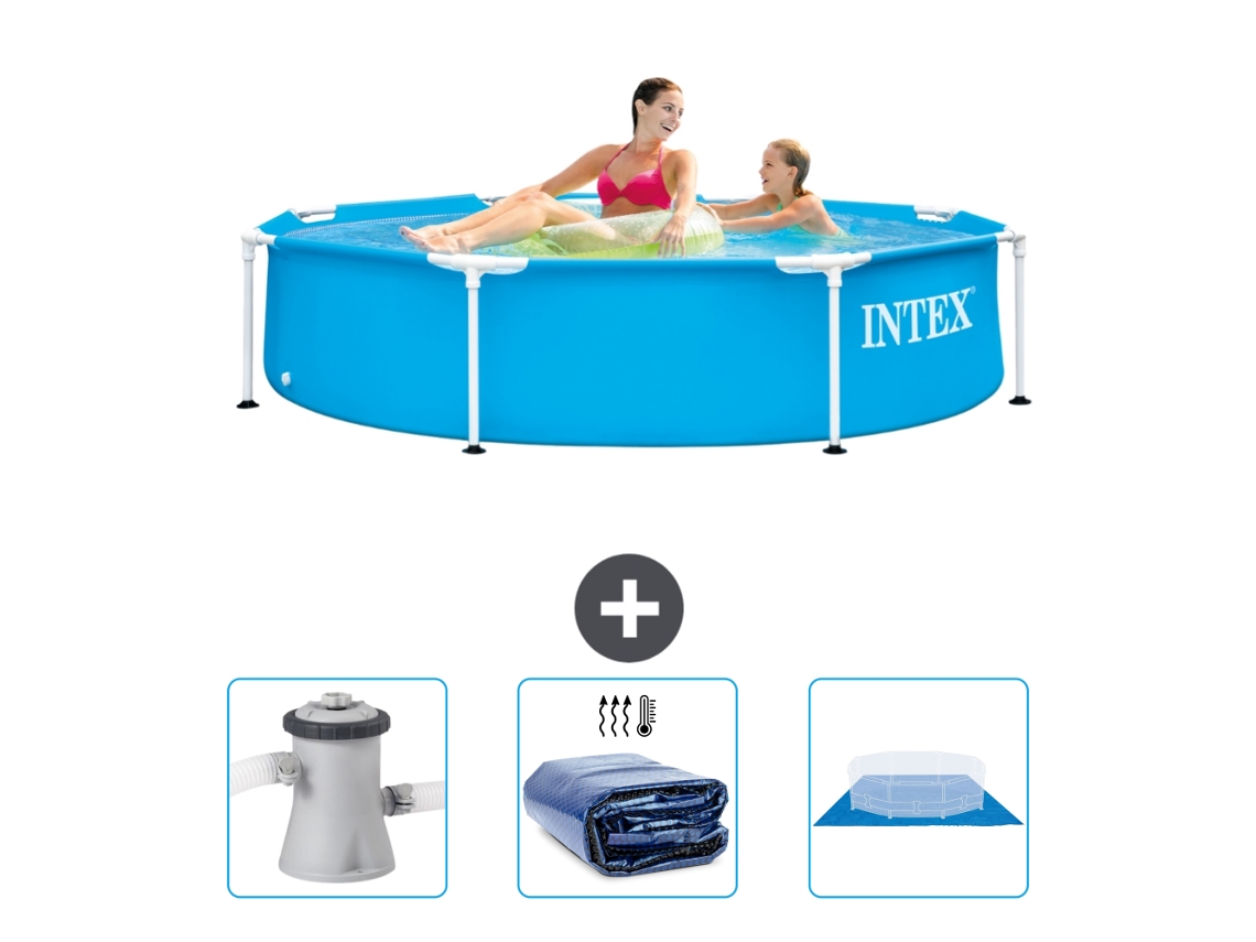 Piscina Tubular INTEX 28205NP-CB76 (1828 L - 244x51cm)