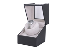 Minienrollador De Relojes Mecánico Silencioso Con Control De Un Botón Para Uso Doméstico, Color Negro Y Gris Terciopelo.