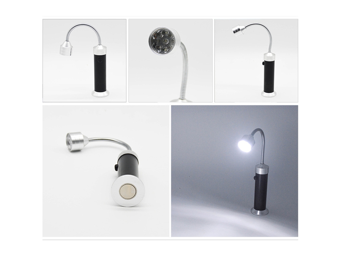 2026-linterna 9led Luz Barbacoa Flexible Luz De Trabajo Reparación Automotriz Luces De Emergencia