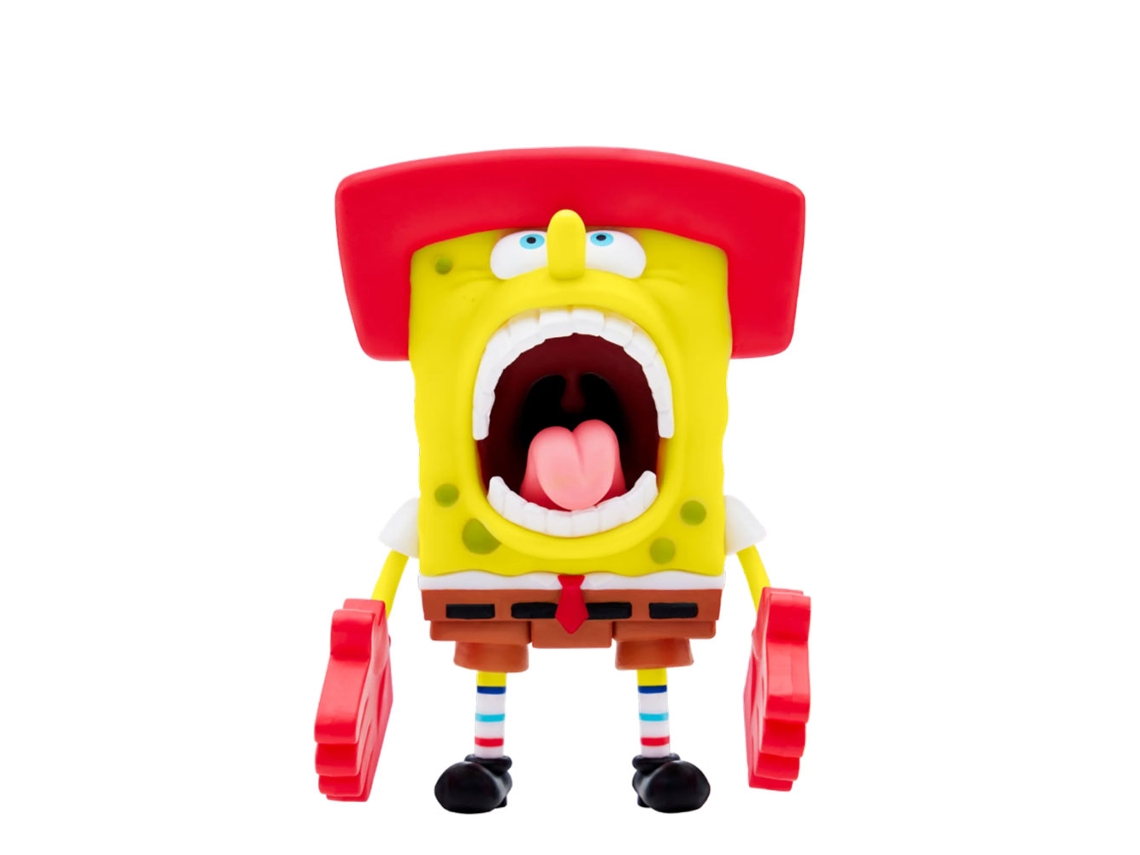 Figura Super7 Kah-Rah-Tay Bob Esponja Reacción 3.75 Figura BOB ESPONJA PANTALONES CUADRADOS
