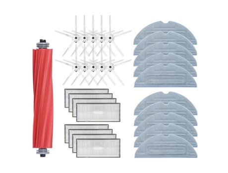 Escova lateral principal esfregão com filtro hepa almofadas de pano para roborock s7 t7s plus