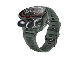 Reloj inteligente D11 con auriculares Bluetooth 2 en 1, bicicleta eléctrica Ly de 1,46 pulgadas (negro)