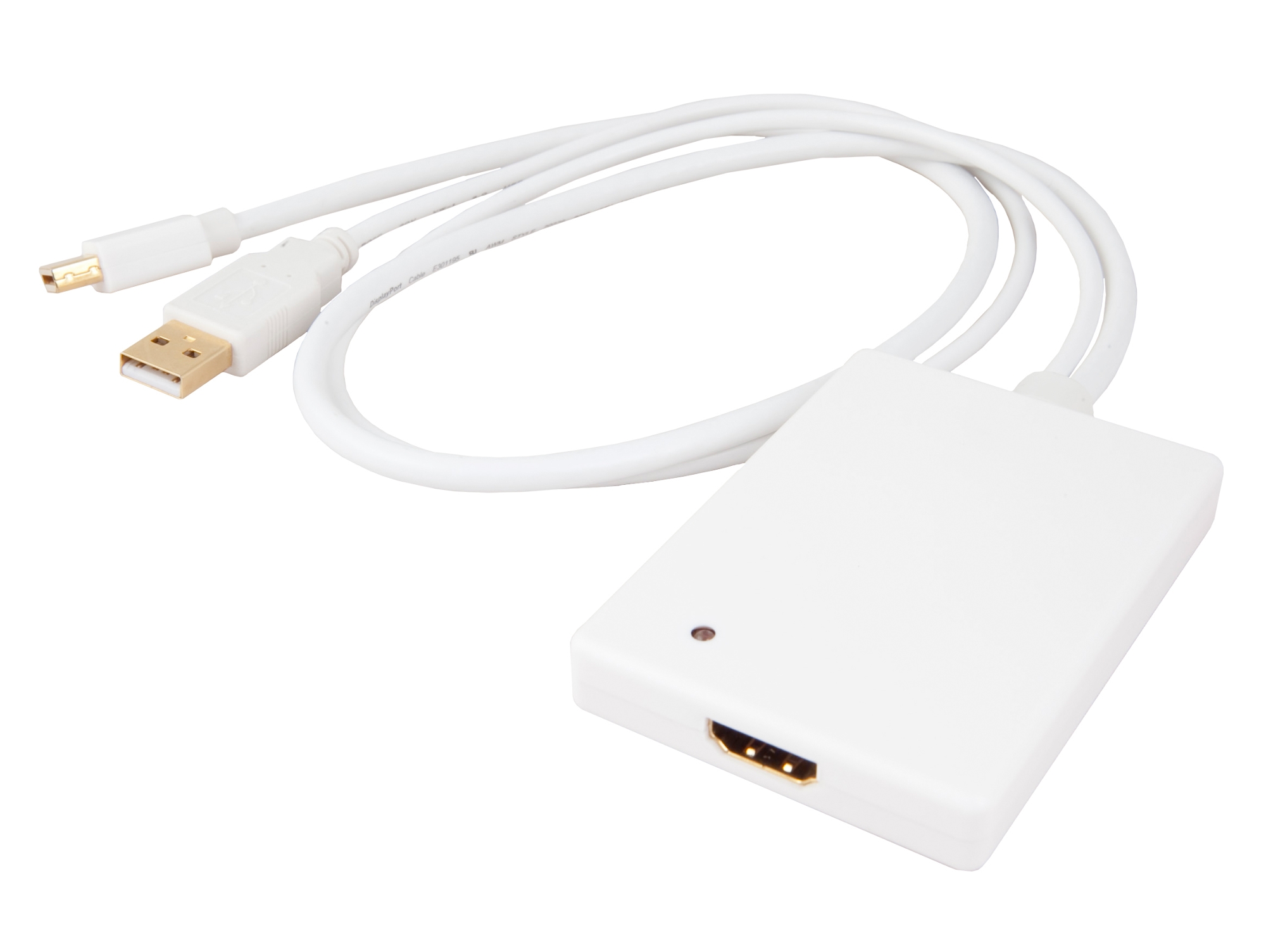 Cable Adaptador de Vídeo Urban Factory CBB21UF Mini DisplayPort USB A y HDMI