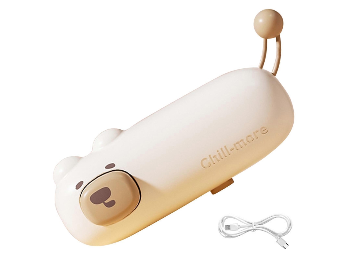 Mini máquina selladora de bolsas de patatas fritas recargable con base magnética. Nostalgia88