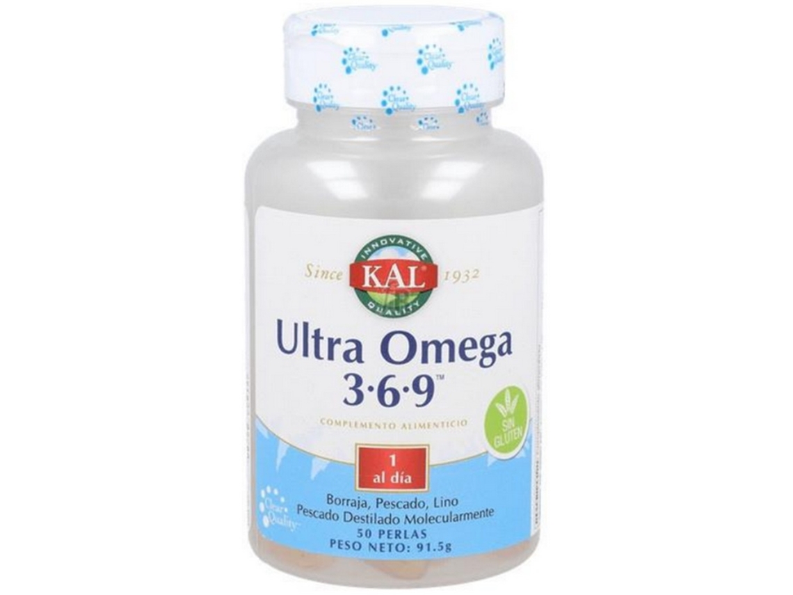 Omega 3-6-9 Ultra Sin Gluten 50 Perlas KAL