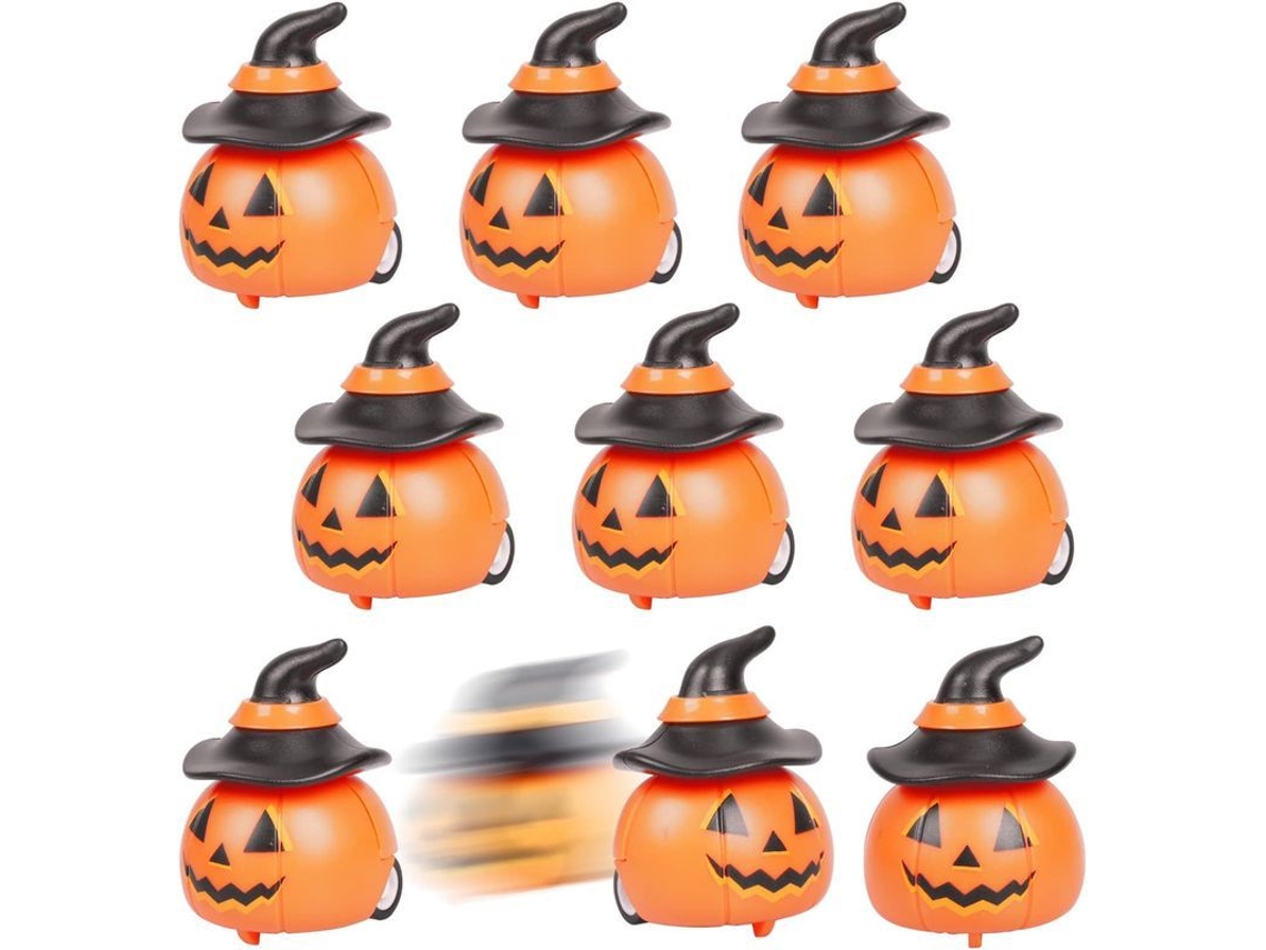 9 Mini Coches De Juguete Con Forma De Calabaza Para Niños De 1 A 3 Años, Ideales Como Obsequios Para Fiestas.