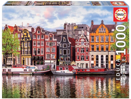 Puzzle EDUCA 1000 Casas Danzantes,Ámsterdam (Edad Mínima: 12 Años - 1000 Piezas)