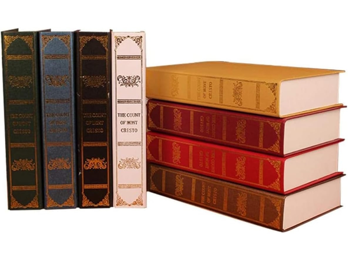 Juego De 3 Libros De Decoración De Papel Europeos Creativos, Elegantes Adornos De Mesa Simulados Para