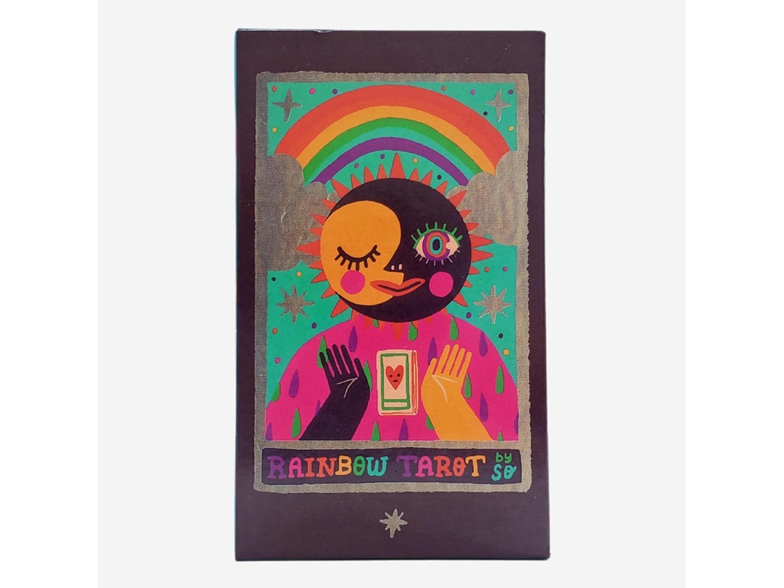 Juego De Cartas Del Tarot Arcoíris, 78 Cartas Con Diseños De Arcoíris.