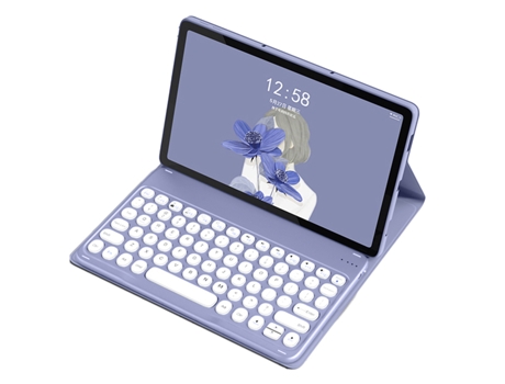 Carcasa Flip Cover y Teclado Bluetooth YIMGOTTA LX126R para Lenovo Tab P12 Pro 12.6 2021