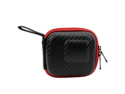 Bolsa de almacenamiento portátil pequeña para cámara deportiva DJI Osmo Action/GoPro, funda protectora Facpoet (roja)