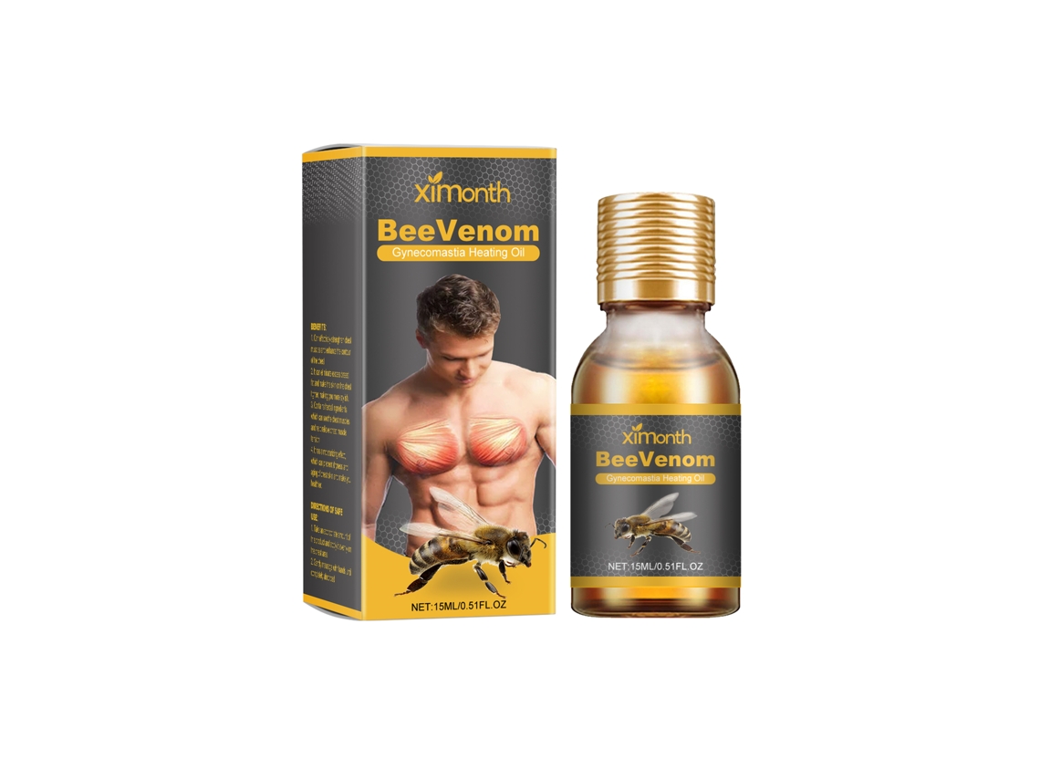 Aceite de masaje para fortalecer el pecho masculino
