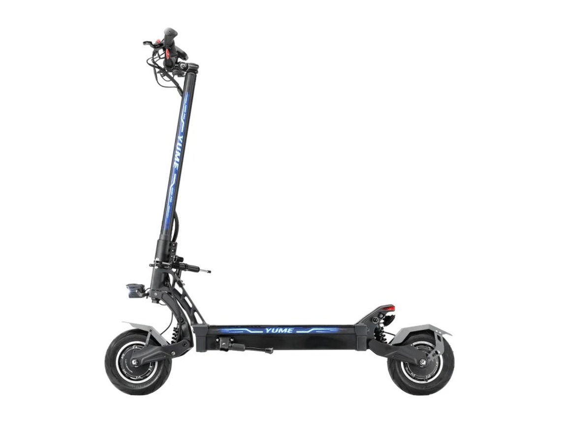 Patinete eléctrico Yume Hawk Pro, motor de 3000 W², 80 km/h, 60 V, 30 Ah, batería Samsung, autonomía de 90 km, cámara de 10 pulgadas